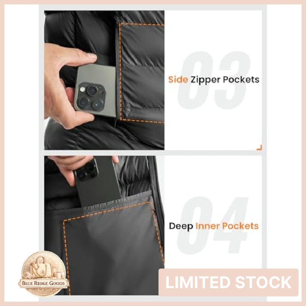 Lightweight Packable Puffer Jacket Insulated Wint… - image 7